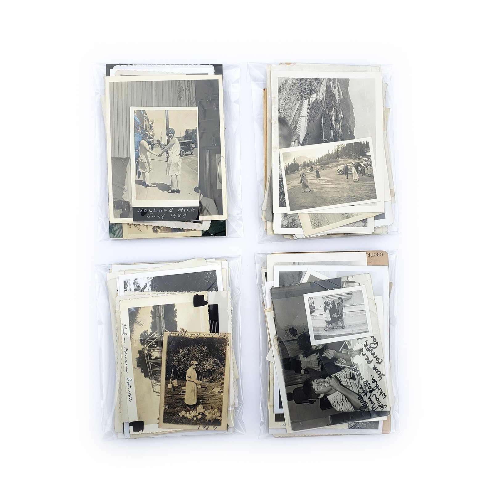 50 Vintage Snapshot Photo Lot - Black & White Found Family Mixed Vernacular Art