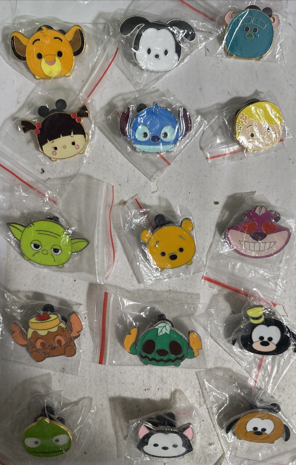 Disney mixed lot TSUM TSUM Only Pins lot of 15 Disney mixed lot TSUM TSUM Only Pins lot of 15