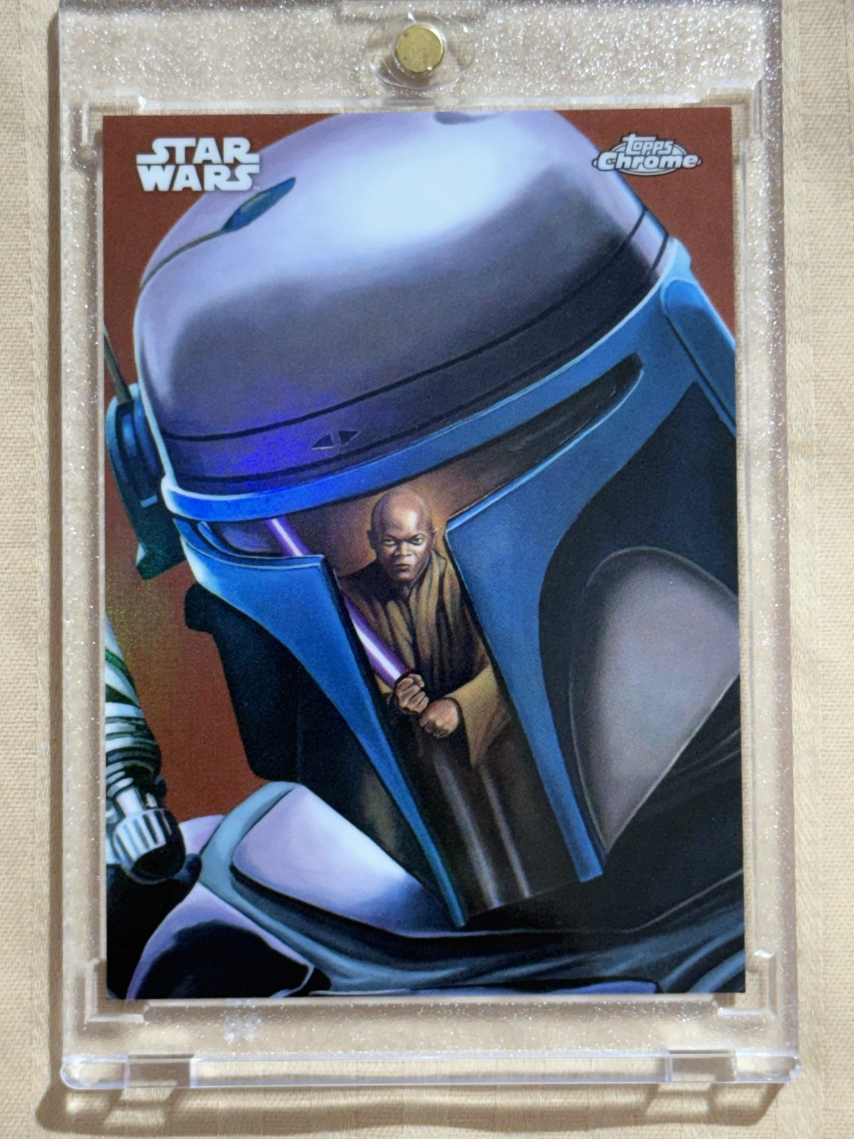 2025 Topps Chrome Star Wars Geonosis Reflections #R-15 SSP Jango Fett