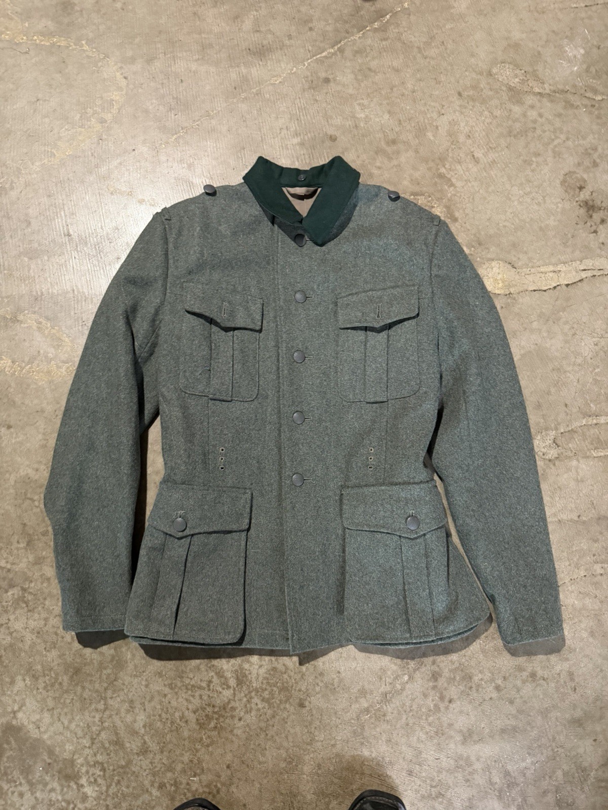 WW2 German M36 1940s Jacket Size M Ish Measurements In Photos Good Condition WW2 German M36 1940s Jacket Size M Ish Measurements In Photos Good Condition
