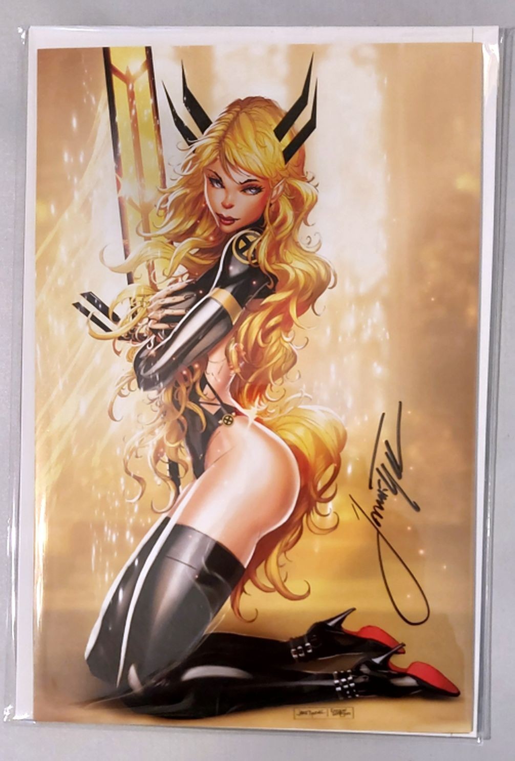 WHITE WIDOW #8 MAGIK JAMIE TYNDALL VIRGIN EXCLUSIVE SIGNED W COA WHITE WIDOW #8 MAGIK JAMIE TYNDALL VIRGIN EXCLUSIVE SIGNED W COA