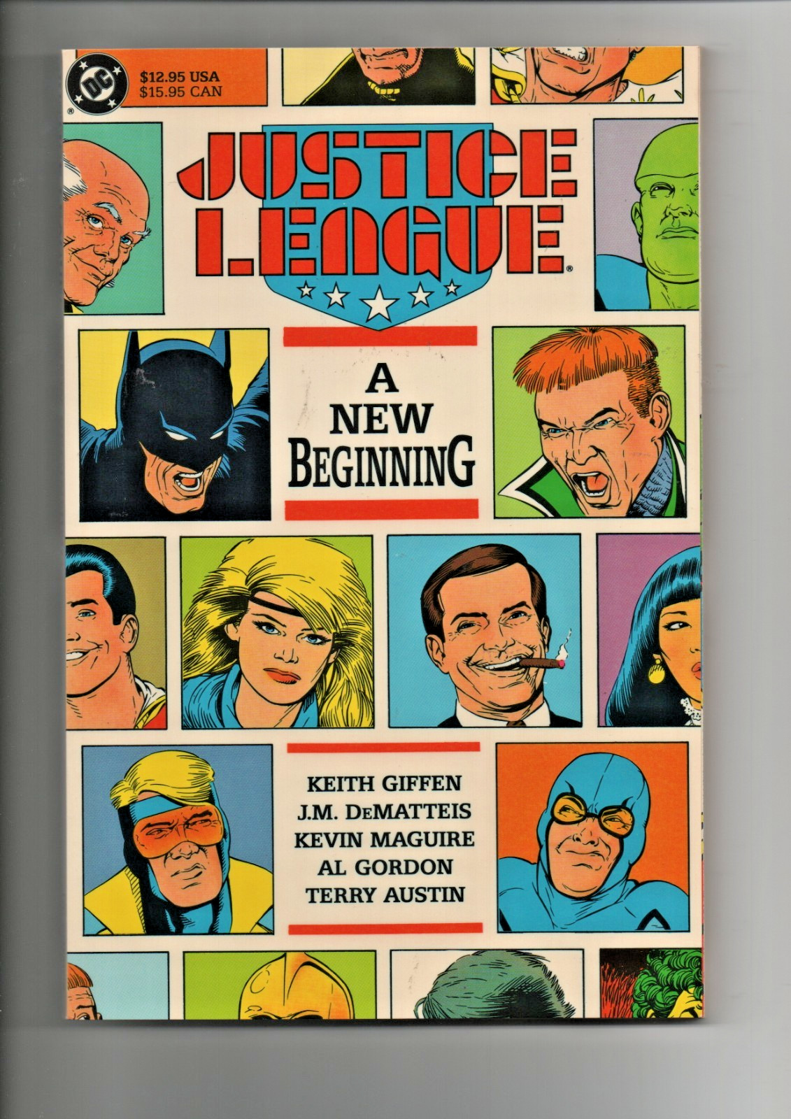 Justice League A New Beginning DC Comics 1989 TPB 1st Printing VF