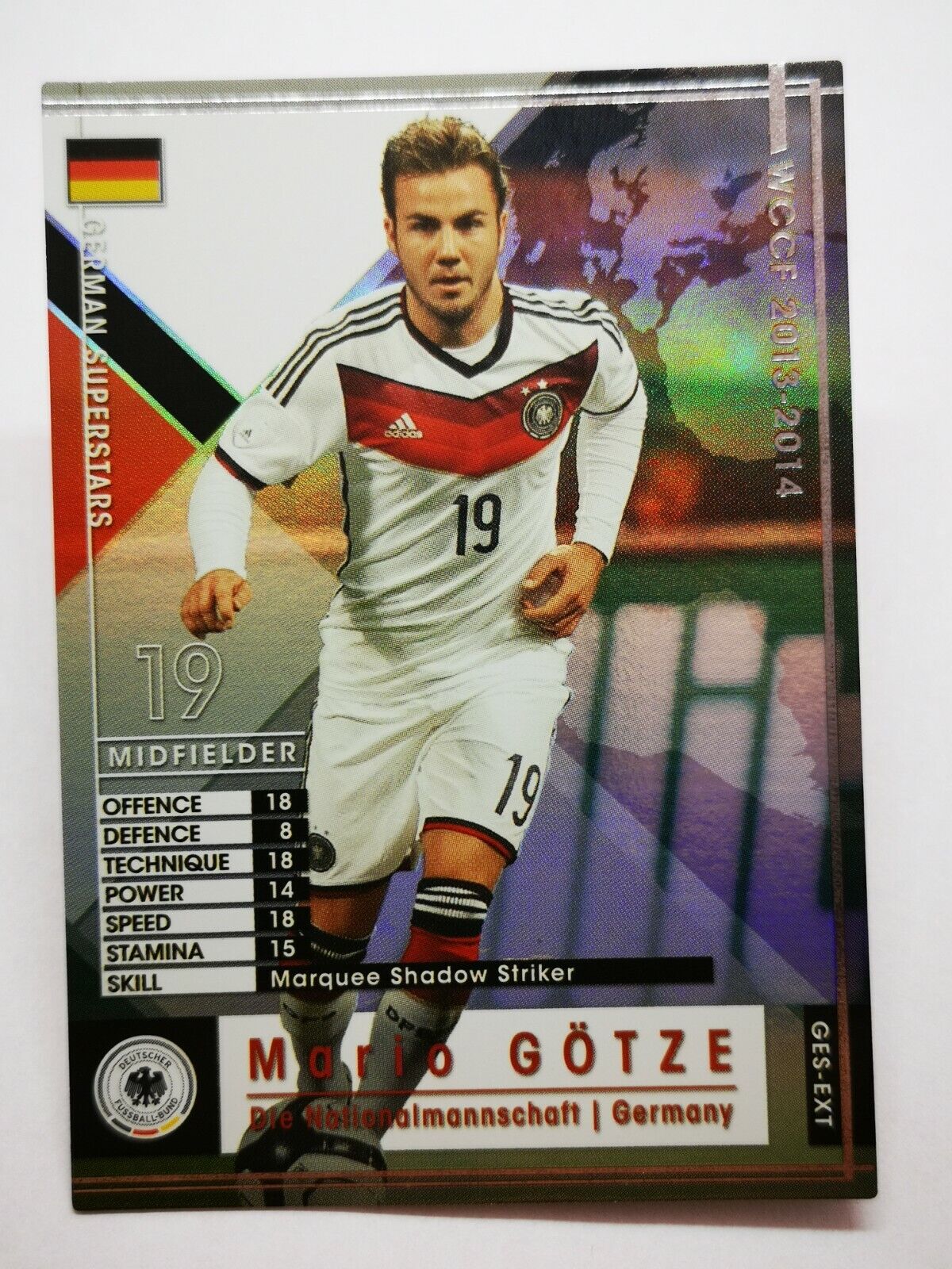 Panini 2013-14 WCCF IC Card German Superstars Germany GES-EXT Götze