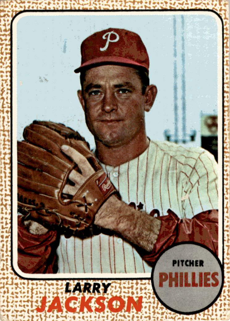 1968 Topps #81 Larry Jackson Philadelphia Phillies