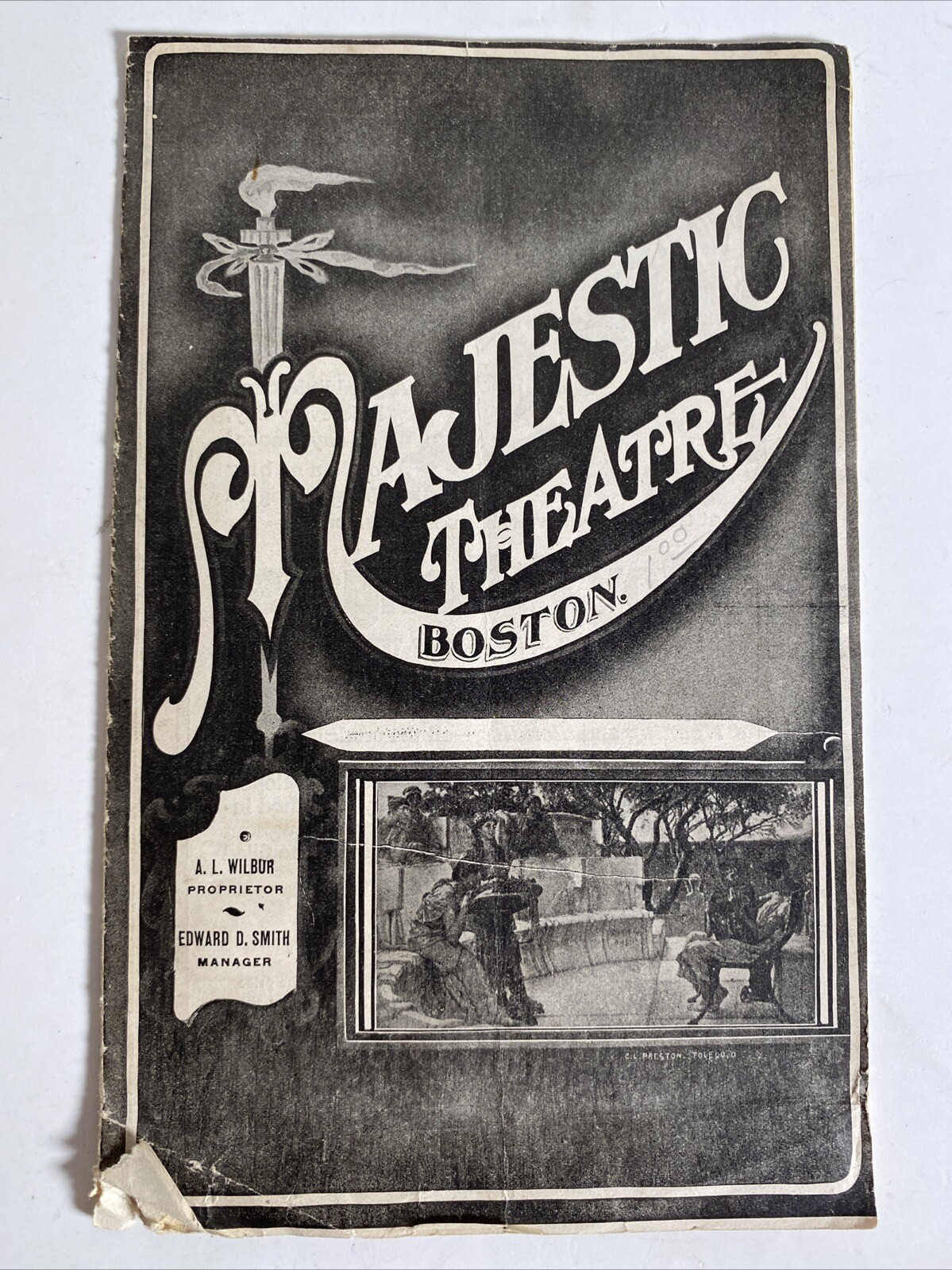 Majestic Theatre Boston Program AL Wilbur 1906 Majestic Theatre Boston Program AL Wilbur 1906