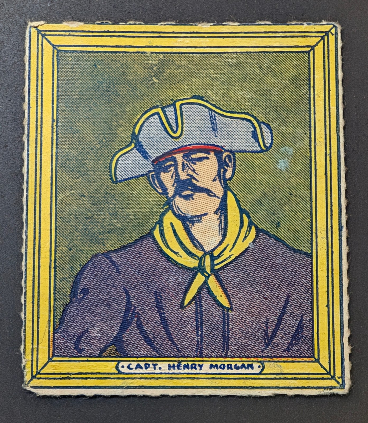 RARE 1950's Pirate Adventures Sir Captain Henry Morgan Novel Candy Card R722 #8