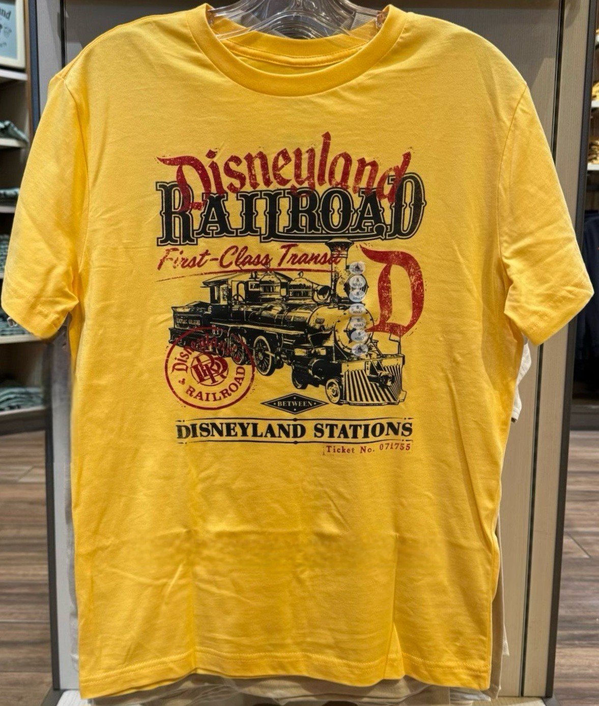 Disney Disneyland Railroad Railway Train Stations T-Shirt LARGE New 2026 Disney Disneyland Railroad Railway Train Stations T-Shirt LARGE New 2026