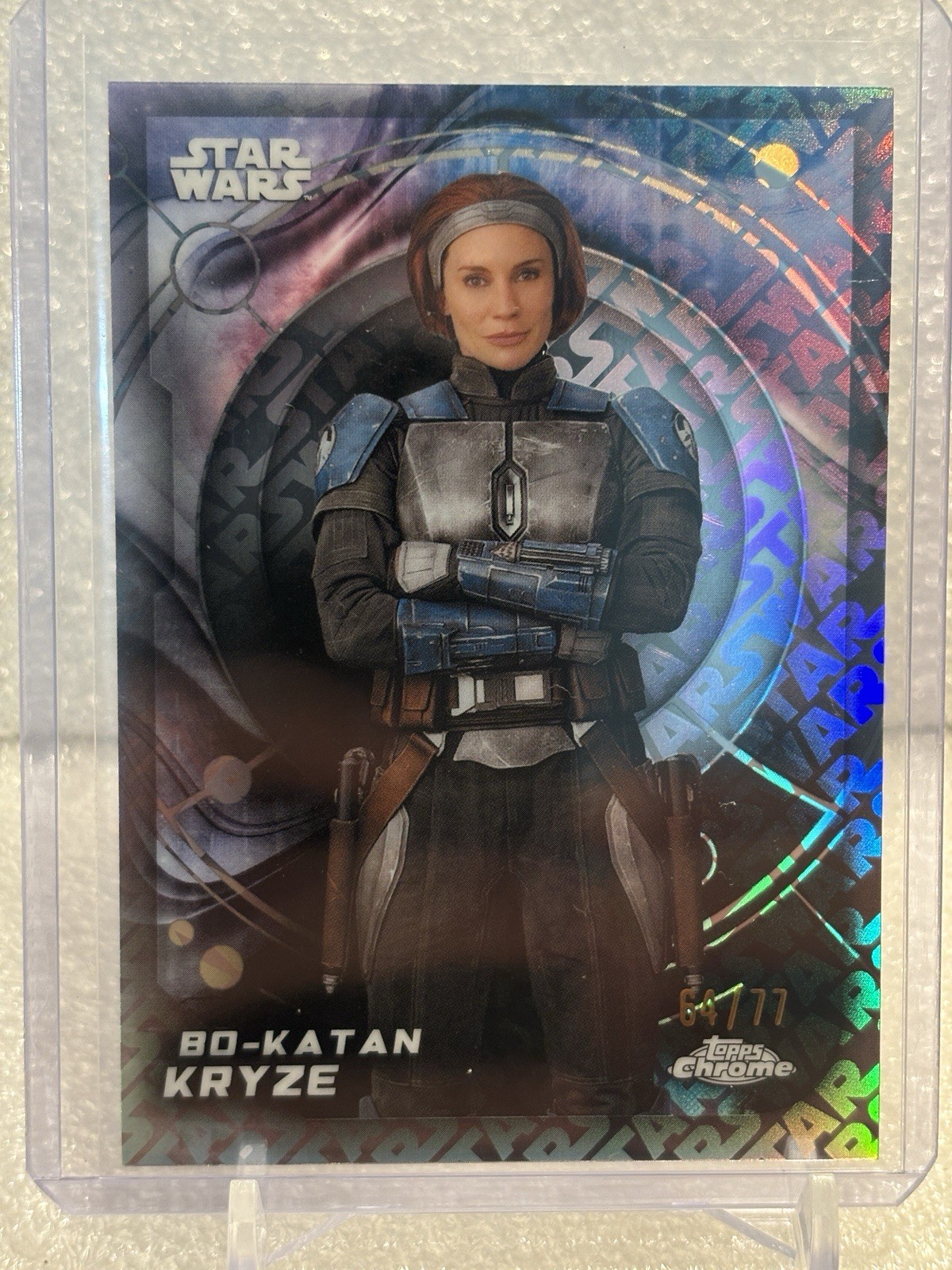 2026 Topps Chrome Star Wars BO-KATAN KRYZE 64/77 Star Wars LogoFractor 2026 Topps Chrome Star Wars BO-KATAN KRYZE 64/77 Star Wars LogoFractor