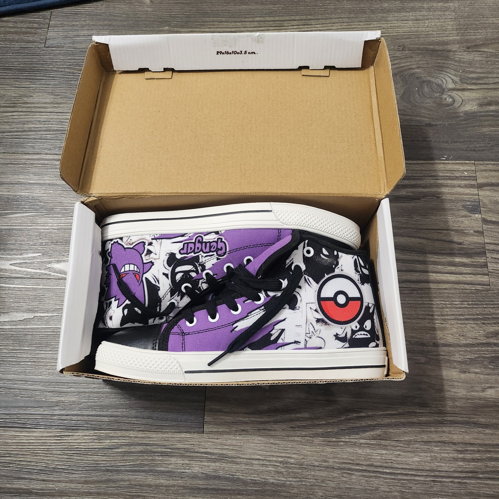 Gengar High Tops Canvas Shoes Manga Edition, New In Original Box - Gengar High Tops Canvas Shoes Manga Edition, New In Original Box -