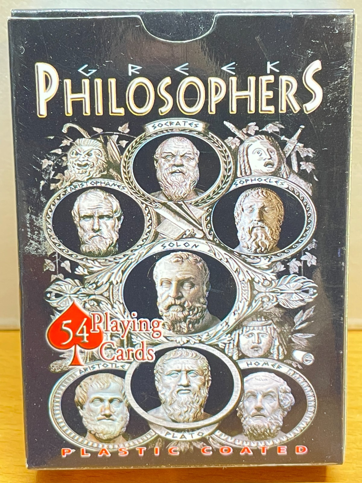 Rare Greek Philosophers Playing Cards | New Unsealed Excellent Product of Greece Rare Greek Philosophers Playing Cards | New Unsealed Excellent Product of Greece