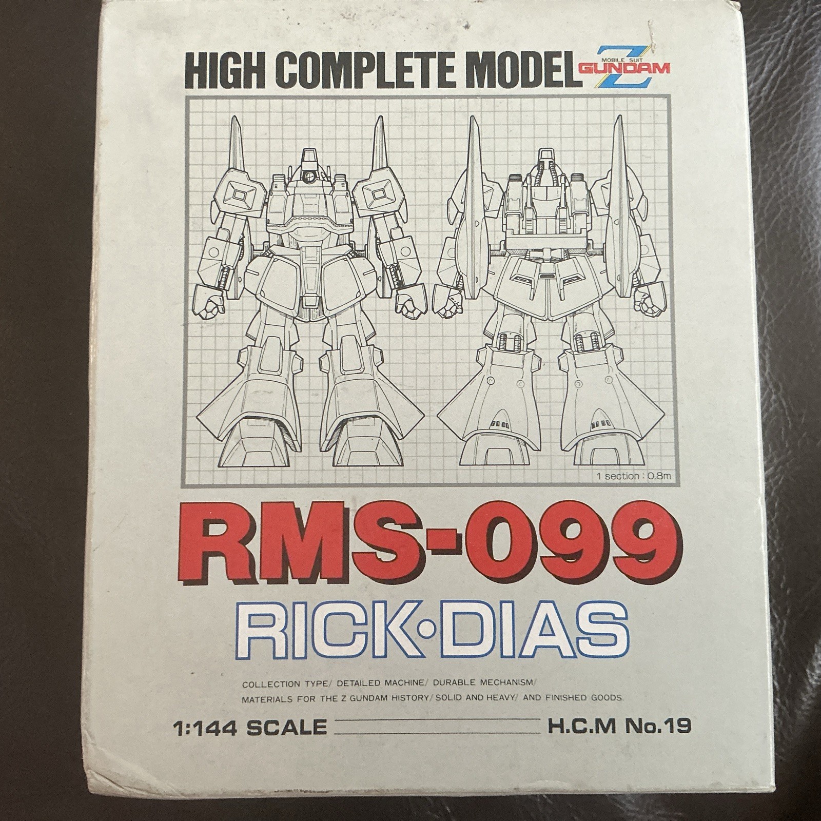 BANDAI HCM-19 Rick Diaz RMS-099 Mobile Suit Z Gundam 1/144 Scale U.S. Seller