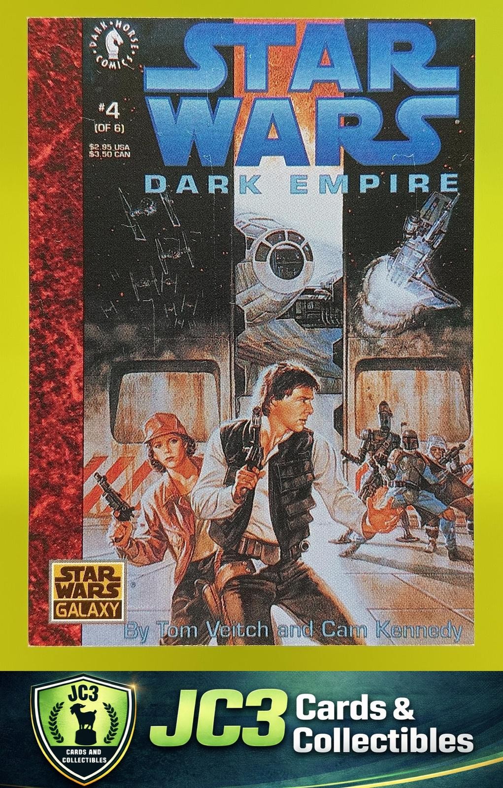 1993 Topps Star Wars Galaxy Han / Leia #63 1993 Topps Star Wars Galaxy Han / Leia #63