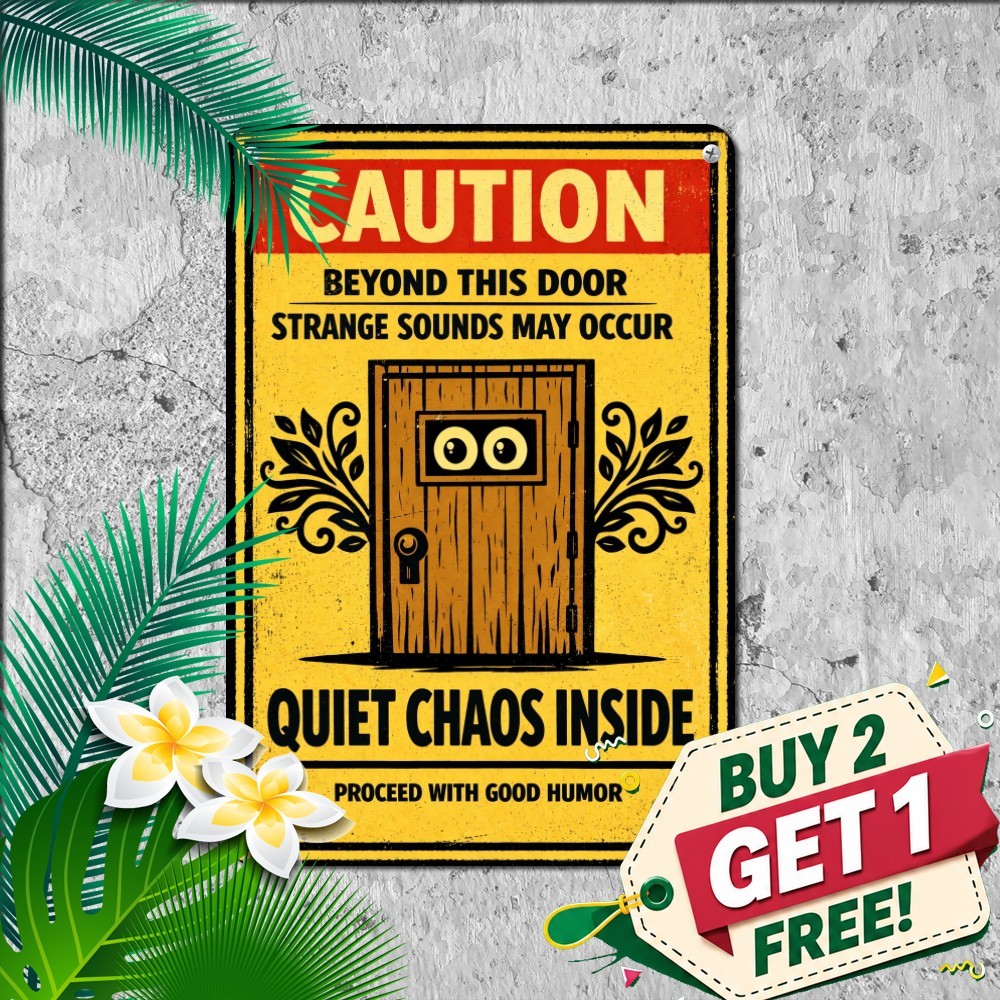 Artistic Tinplate Home Decor Sign Classic Nostalgic Room Metal Wall Plaque