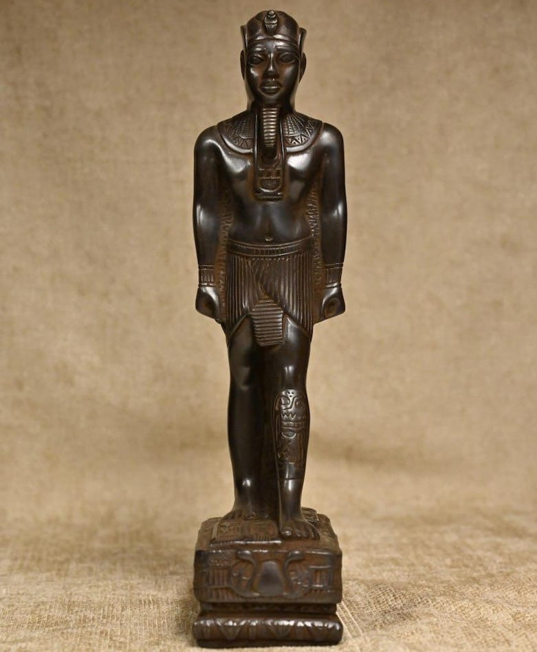 Authentic Ancient Egyptian Antique Rare King Amenhotep III Statue Figurine BC