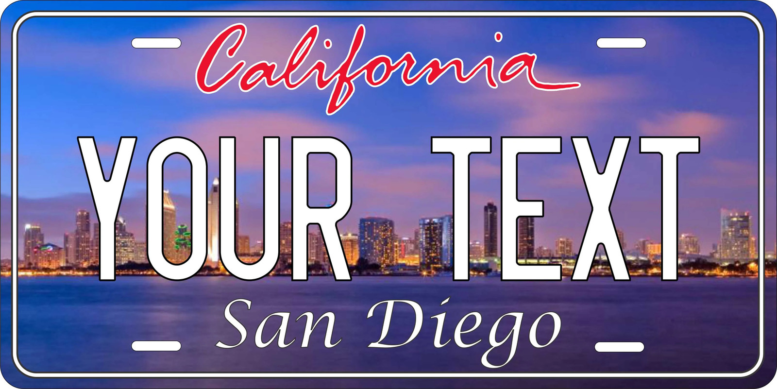 San Diego California Novelty License Plate Custom Auto Bike Motorcycle San Diego California Novelty License Plate Custom Auto Bike Motorcycle
