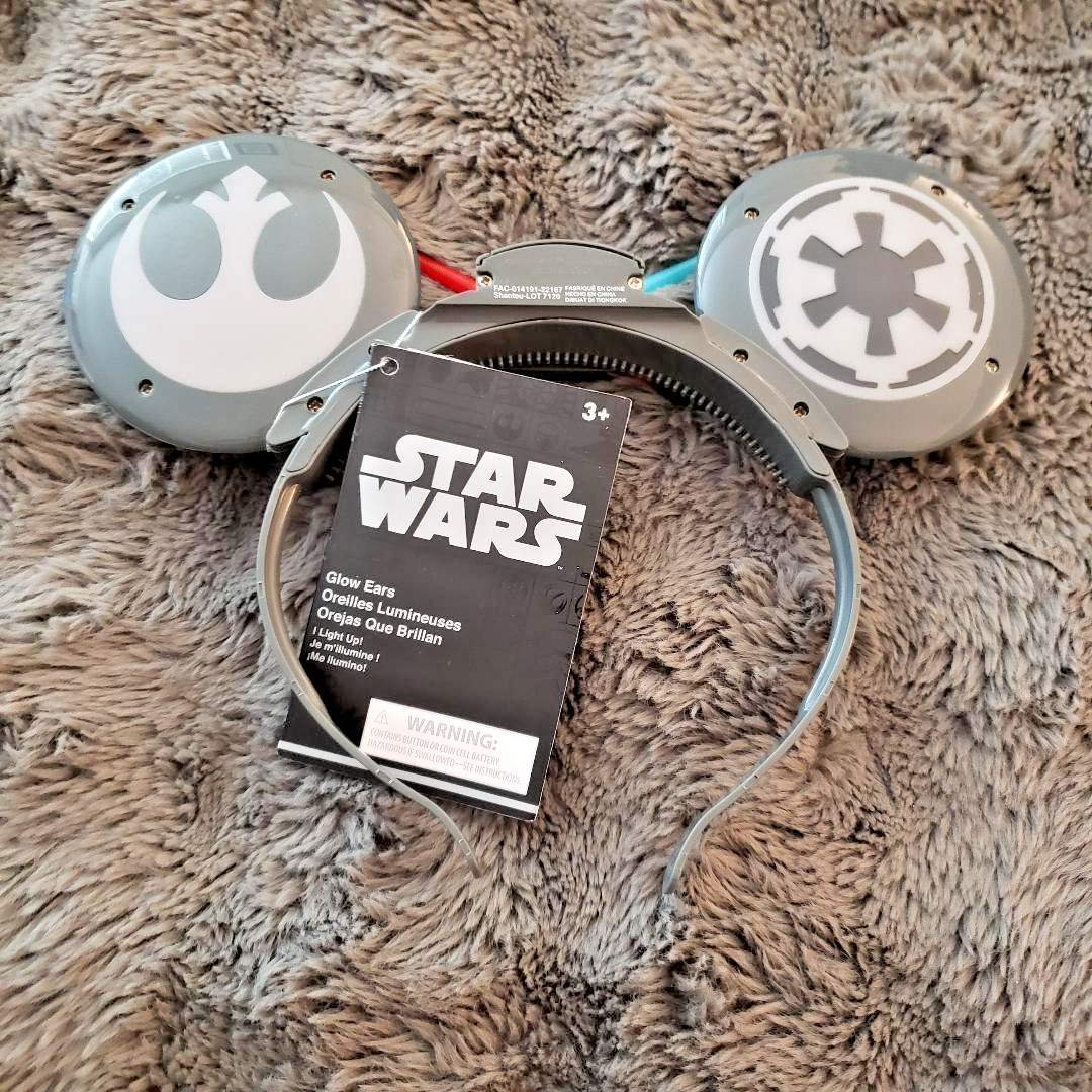 Disney Parks Star Wars Light Up Mickey Mouse Ears Headband Lightsabers Disney Parks Star Wars Light Up Mickey Mouse Ears Headband Lightsabers