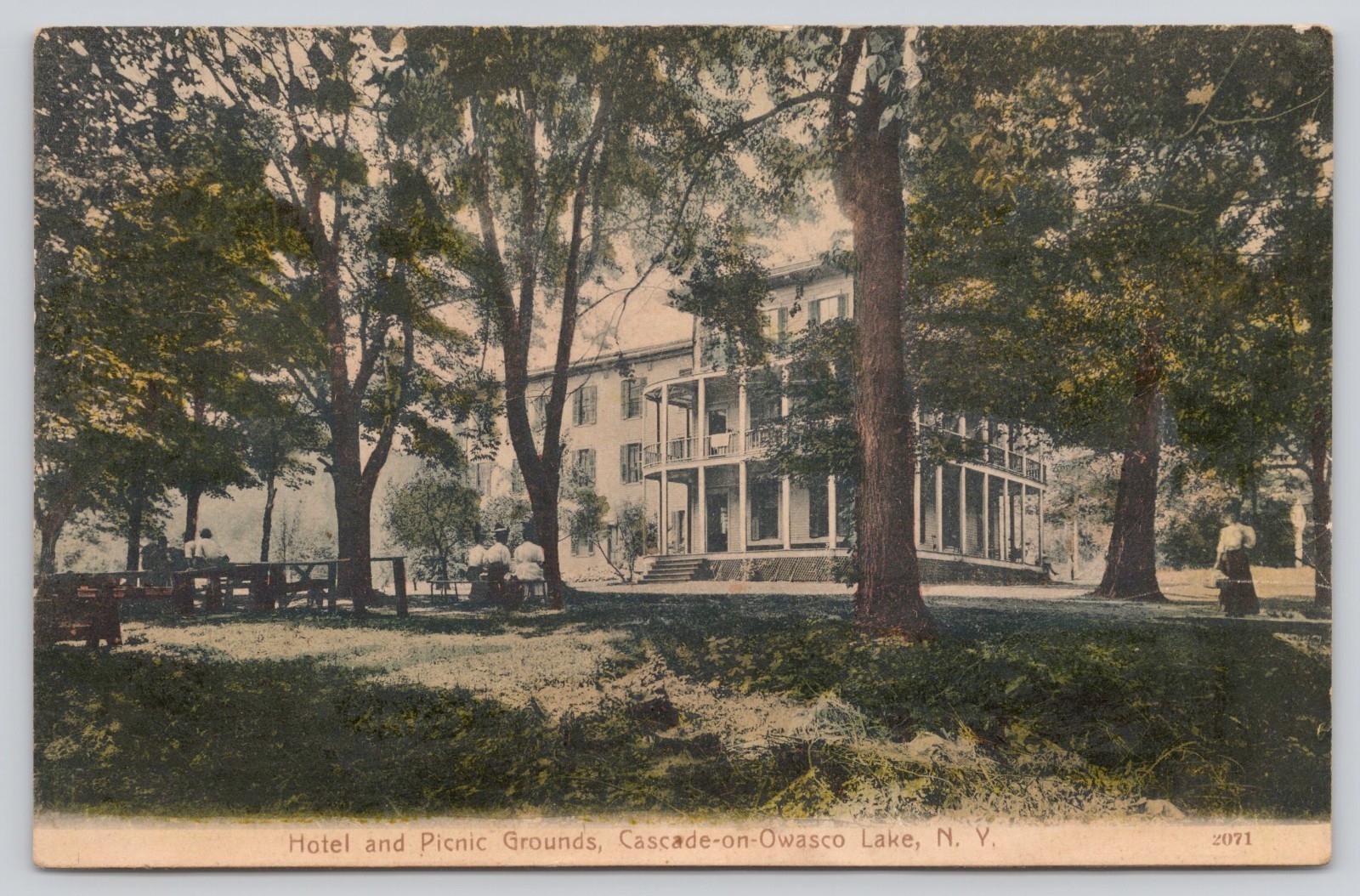Cascade-on-Owasco Lake NY Hotel & Picnic Grounds c1910 Postcard Cascade-on-Owasco Lake NY Hotel & Picnic Grounds c1910 Postcard