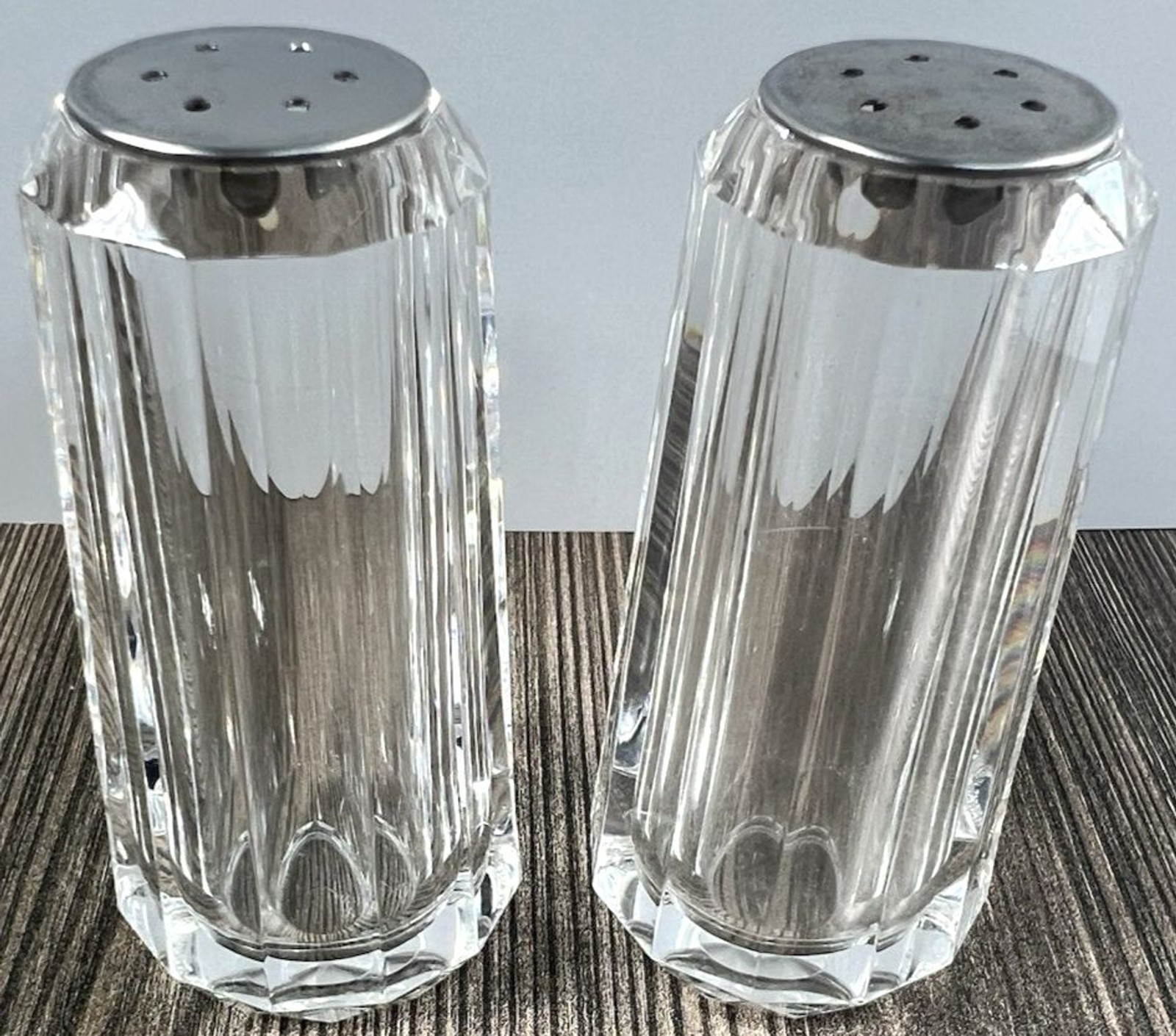 Vintage 1980 Bijan Lucite Acrylic Salt and Pepper Shakers Vintage 1980 Bijan Lucite Acrylic Salt and Pepper Shakers