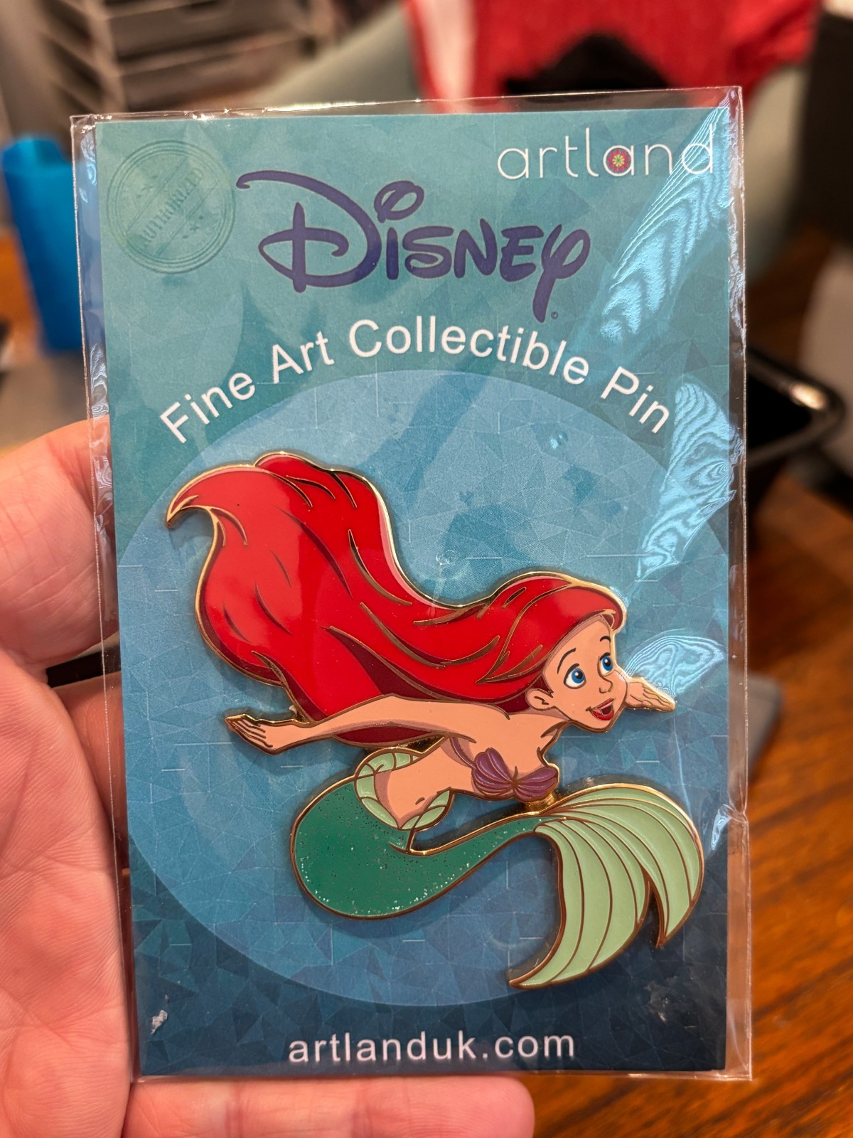 Artland Disney Pin - Ariel Swimming Free Artland Disney Pin - Ariel Swimming Free