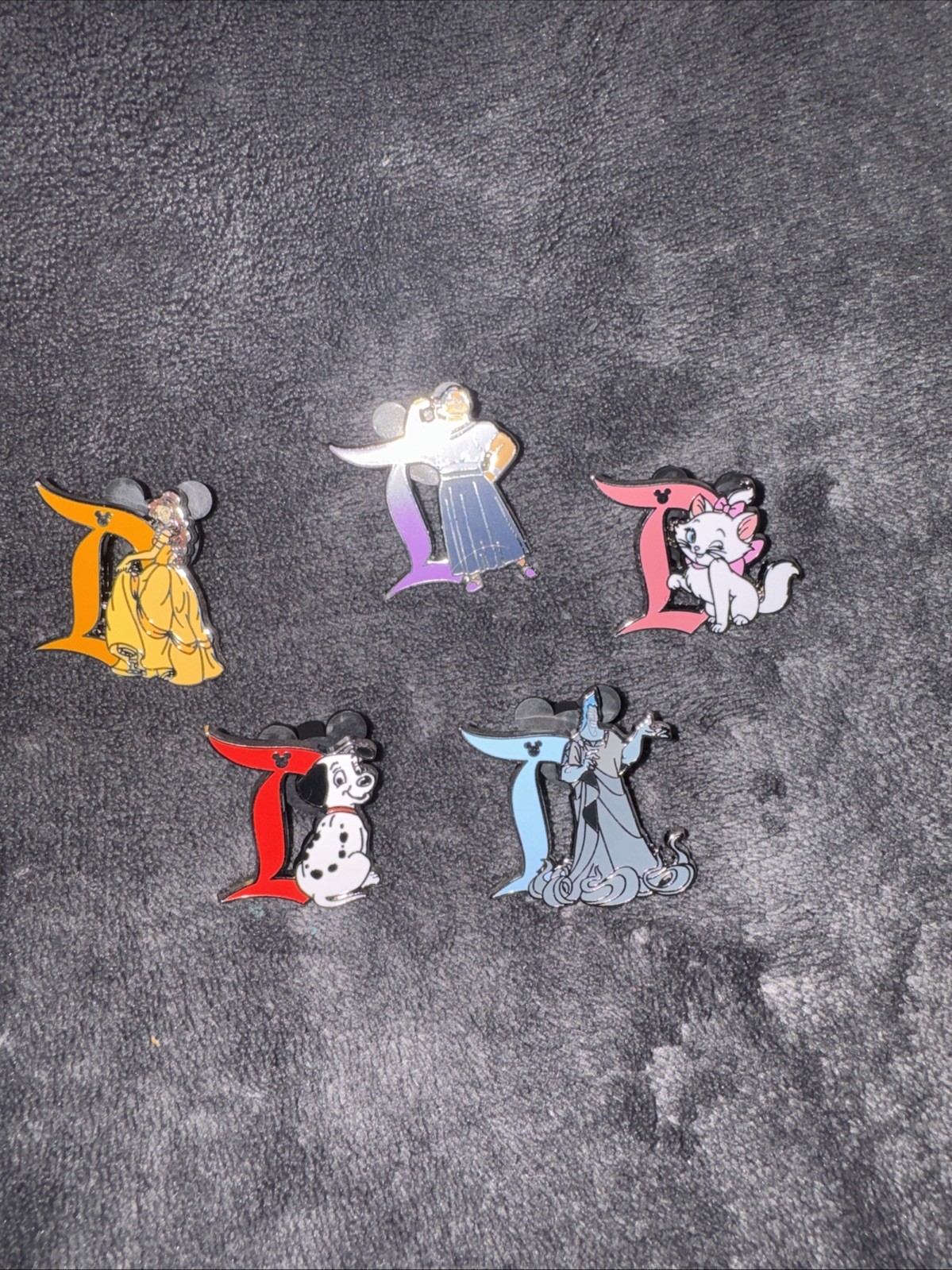 Disneyland 2024 DLR Wave A Hidden Mickey D Pin Set No Chaser Disneyland 2024 DLR Wave A Hidden Mickey D Pin Set No Chaser