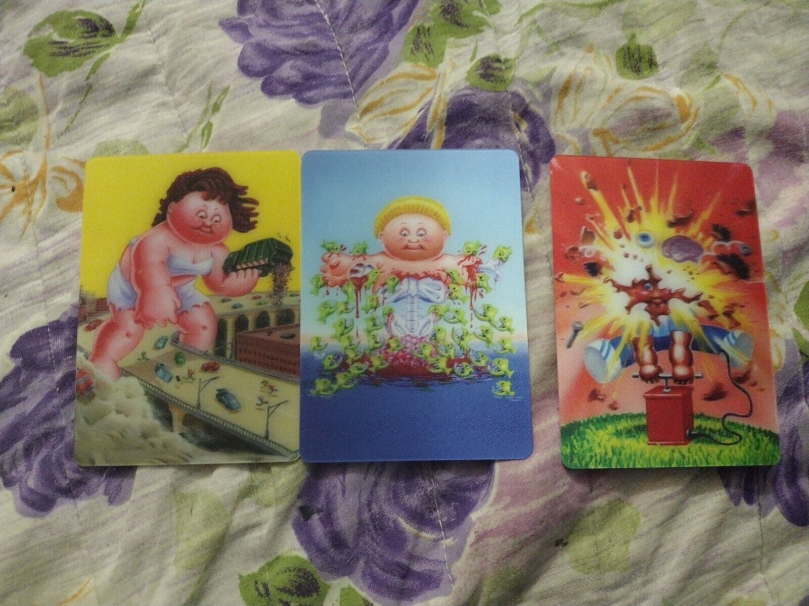 2013 Topps Garbage Pail Kids Brand-New Series 2 3D Dyna Mike #4 And 2 Bonus
