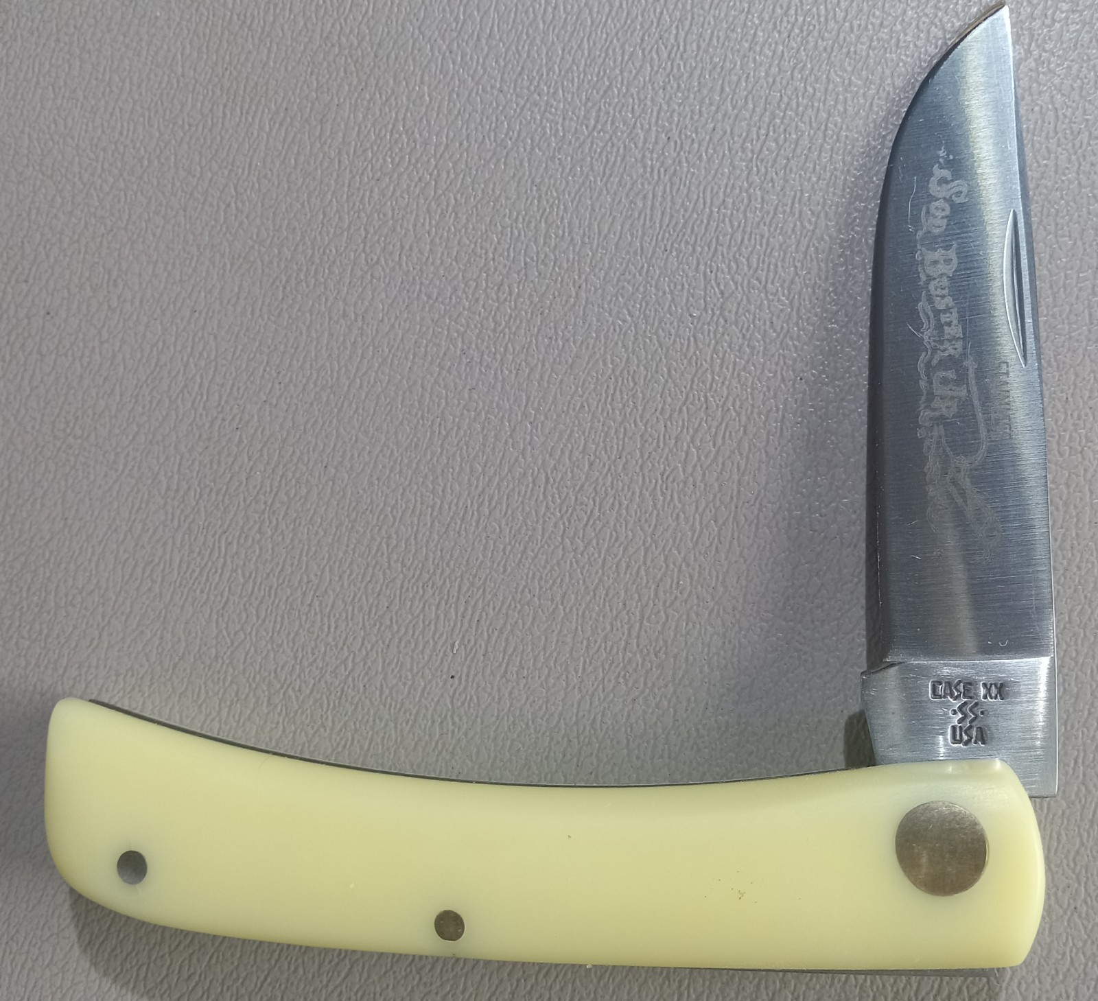 Case USA 3137 Yellow Sodbuster Jr. Vintage Pocket Fold Knife In Box Case USA 3137 Yellow Sodbuster Jr. Vintage Pocket Fold Knife In Box