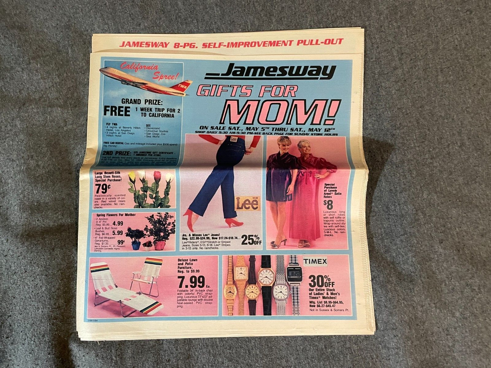 1980's Jamesway Catalog Women's Sexy Lingerie Fashion Electronics Vintage 1984