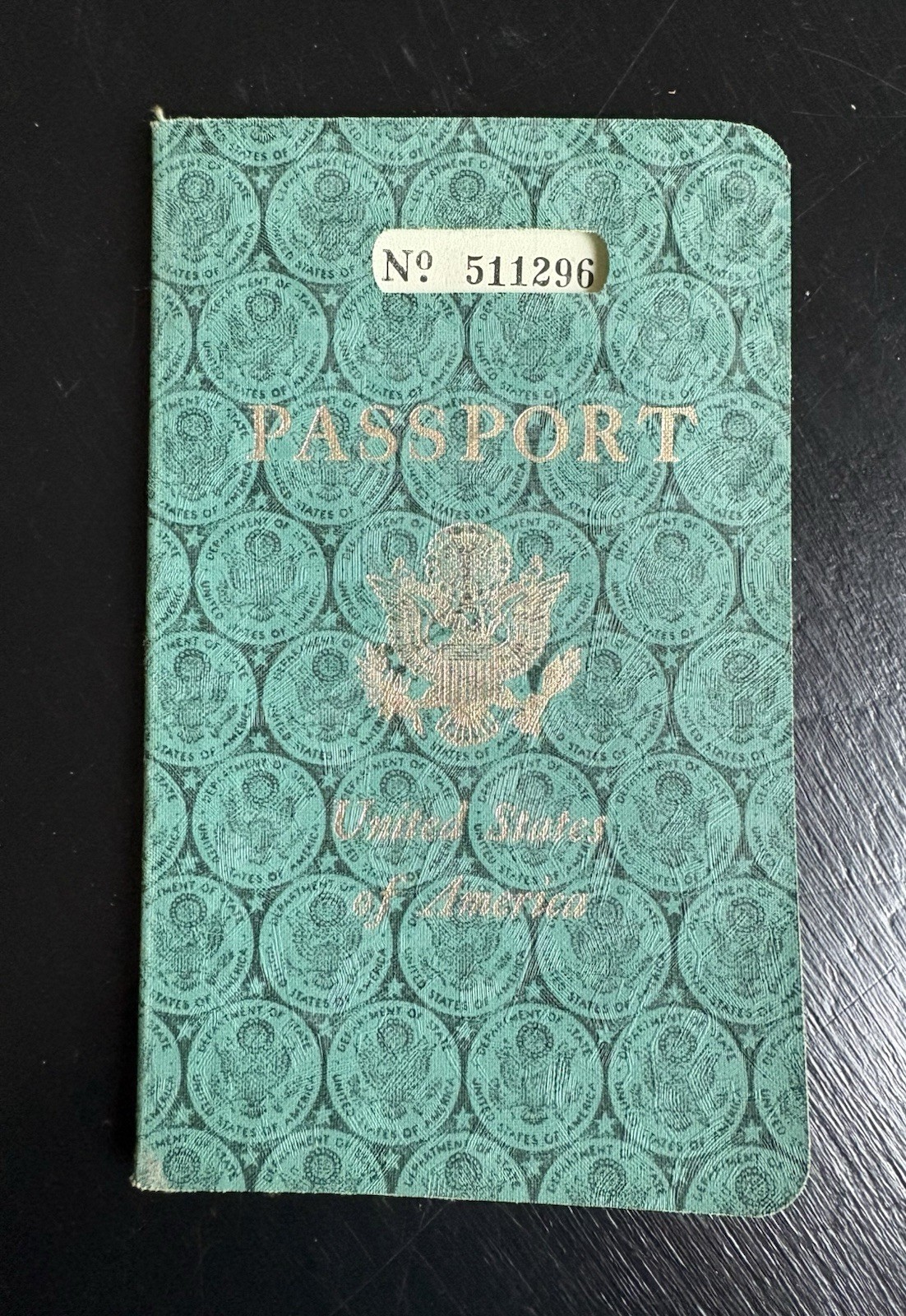 1957 US Passport Intact All-American Gentleman No Stamps Pristine Condition 1957 US Passport Intact All-American Gentleman No Stamps Pristine Condition