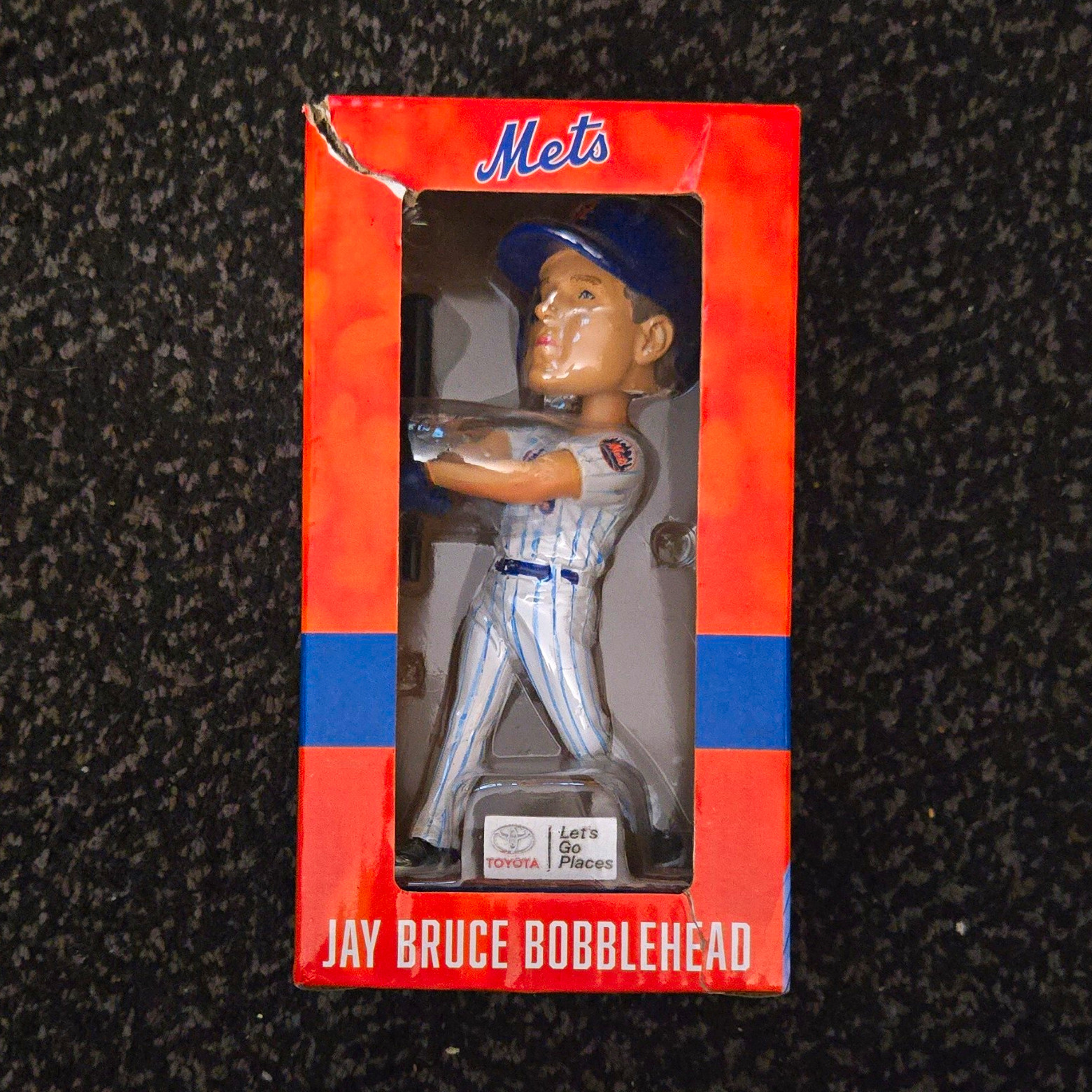 Ballpark New York Mets Jay Bruce Bobblehead Augmented Reality AR Plastic Ballpark New York Mets Jay Bruce Bobblehead Augmented Reality AR Plastic