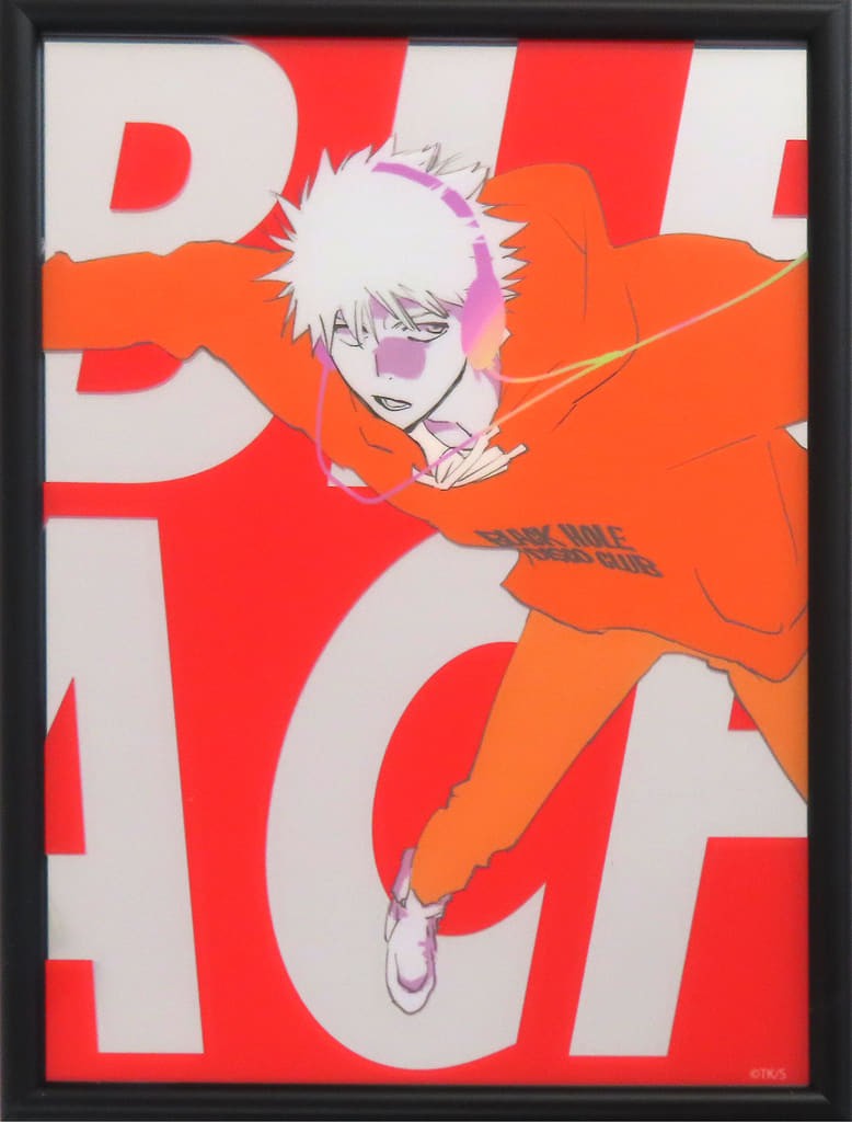 BLEACH Ichigo Kurosaki Mirror Acrylic Plate BLACK HOLE DISCO CLUB Japan
