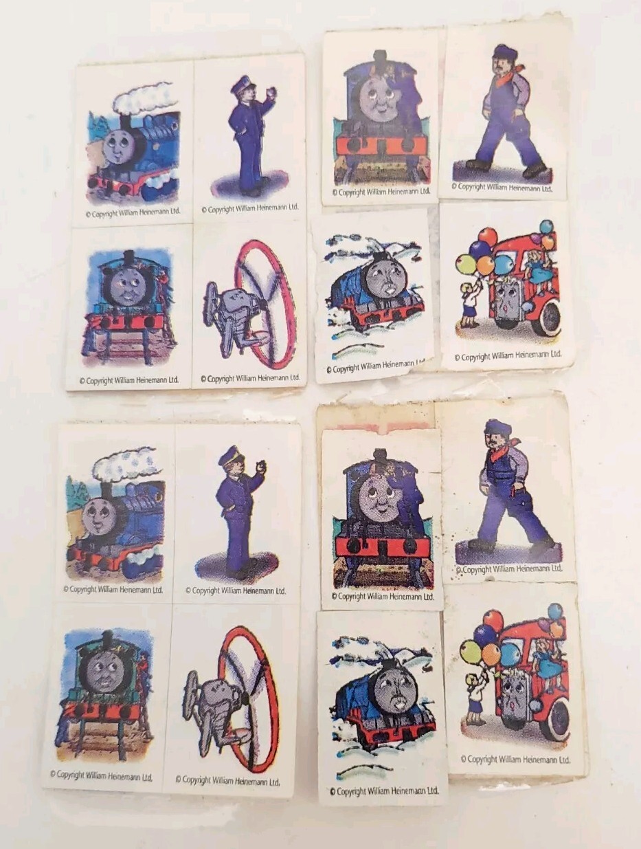 Vintage 1990\'s Thomas the Tank Engine Stickers From Hormel Kid\'s Kitchen Vintage 1990\'s Thomas the Tank Engine Stickers From Hormel Kid\'s Kitchen
