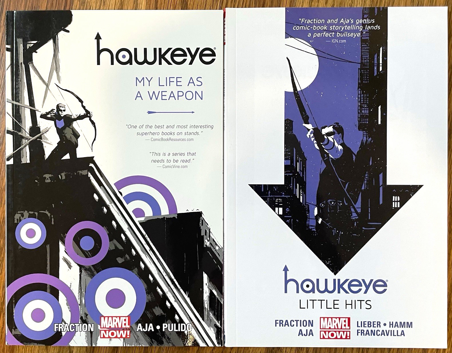 Hawkeye by Matt Fraction TPB Vol 1 & 2: My Life as a Weapon, Little Hits Hawkeye by Matt Fraction TPB Vol 1 & 2: My Life as a Weapon, Little Hits