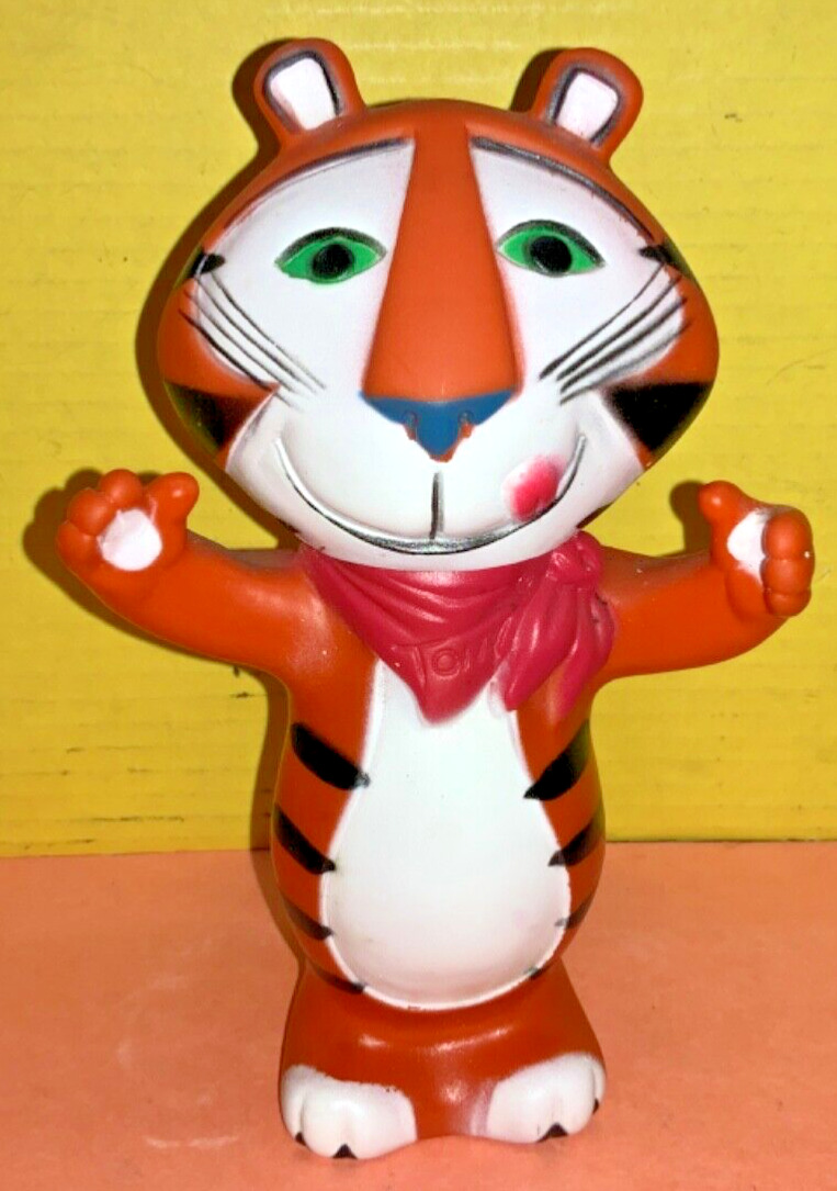 Vintage 1970's Kellogg's Tony Tiger Advertising Cereal Plastic Figure - AS IS
