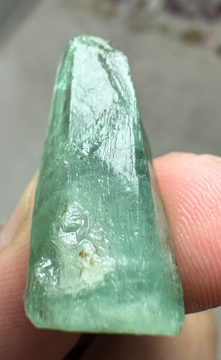 26 CT, Beryl Var High Quality Natural Emerald Crystal ,PK