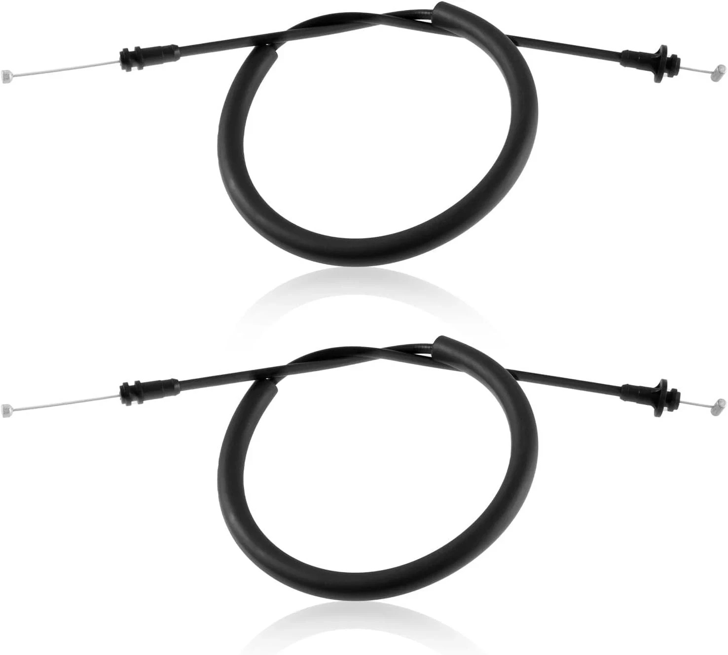 2PCS Rear Left and Right Side Door Latch Cables Compatible With Dodge Ram 150...