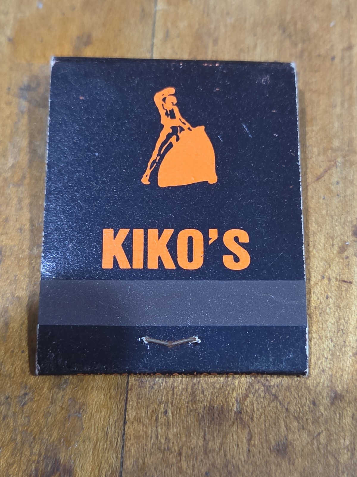 KIKO'S Mexican Restaurant Hutchinson KS Vintage Black Orange Matchbook KIKO'S Mexican Restaurant Hutchinson KS Vintage Black Orange Matchbook