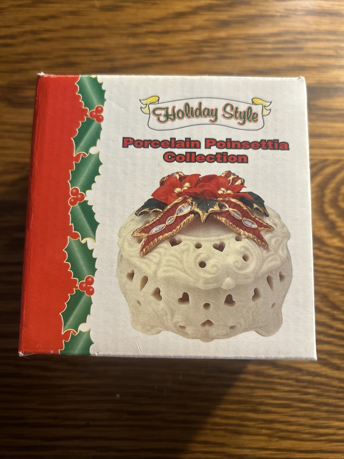 Holiday Style Porcelain Poinsettia Collection Holiday Style Porcelain Poinsettia Collection