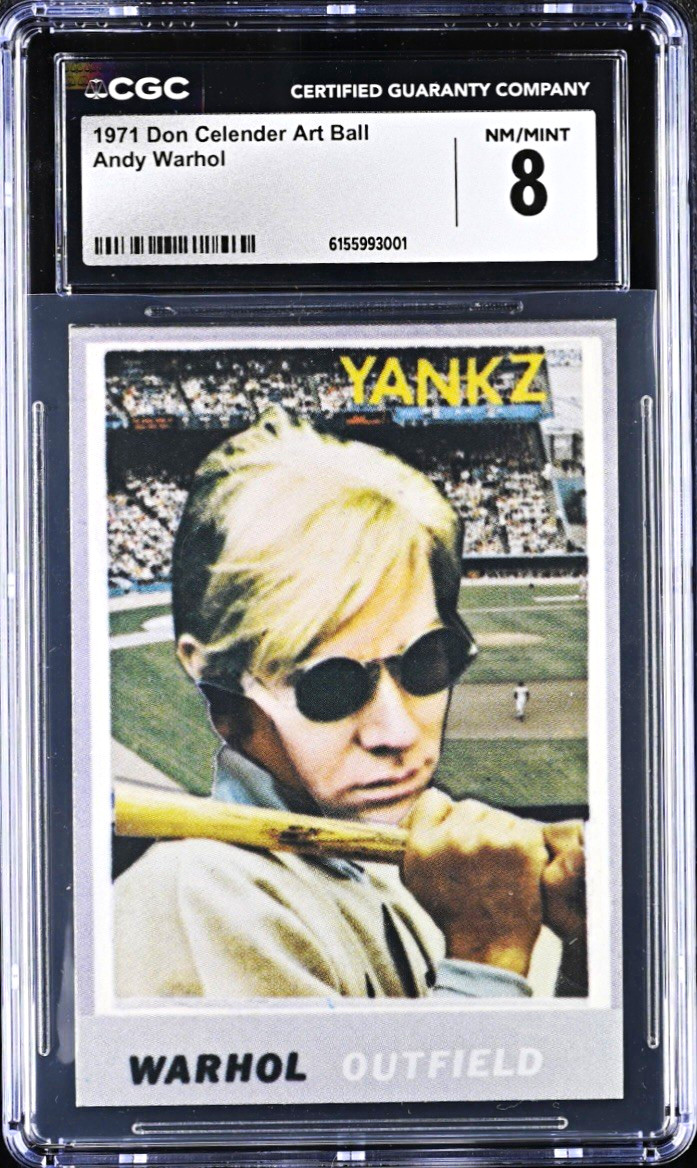 1971 Art Ball ANDY WARHOL Rookie Card Don Celender Brillo Box CGC 8 GRAIL 🥫 1971 Art Ball ANDY WARHOL Rookie Card Don Celender Brillo Box CGC 8 GRAIL 🥫