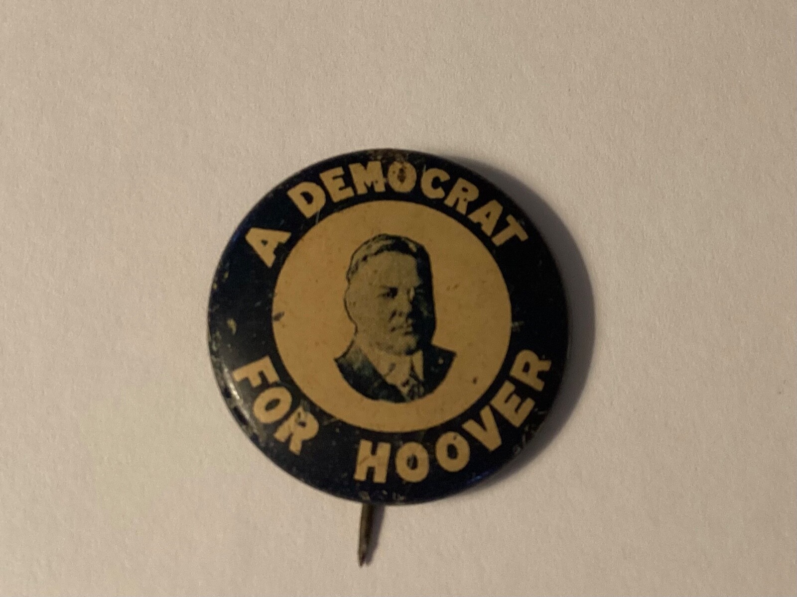 1928 Herbert Hoover Political Campaign Pinback 1 1/8” Button HOO-33 1928 Herbert Hoover Political Campaign Pinback 1 1/8” Button HOO-33