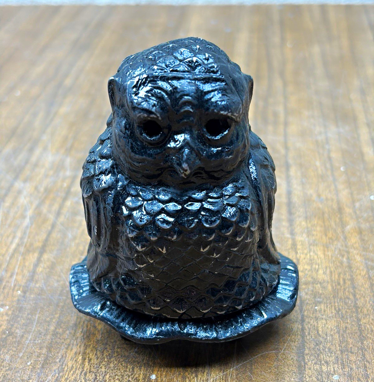 Vantine’s Owl Art Deco Incense Burner Cast Spelter Signed 2pc 1920s Vantine’s Owl Art Deco Incense Burner Cast Spelter Signed 2pc 1920s
