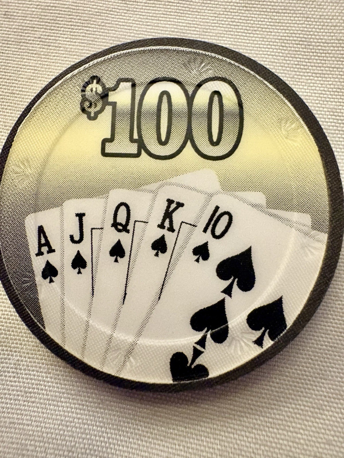 BCC Royal Flush $100 Poker Chips Lot of 98 - 100% Real Compression Clay 10g Rare