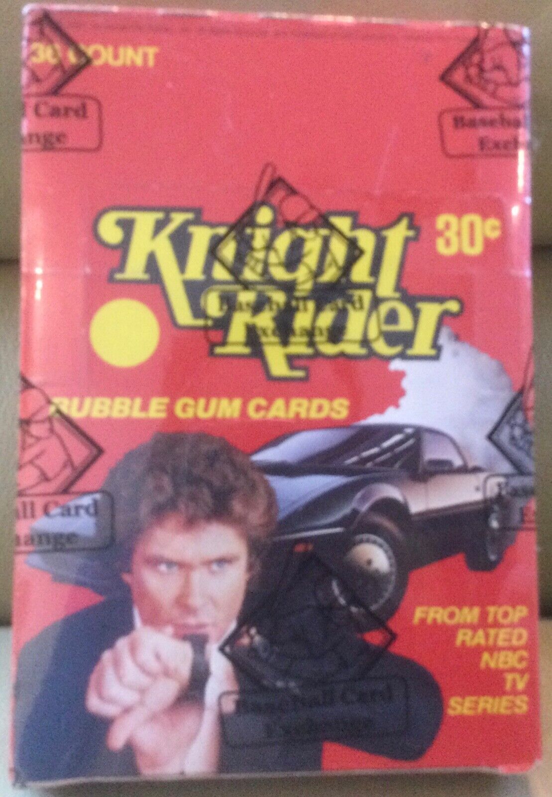 1983 Donruss - Knight Rider Wax Pack Box - BBCE Authenticated - Top Condition