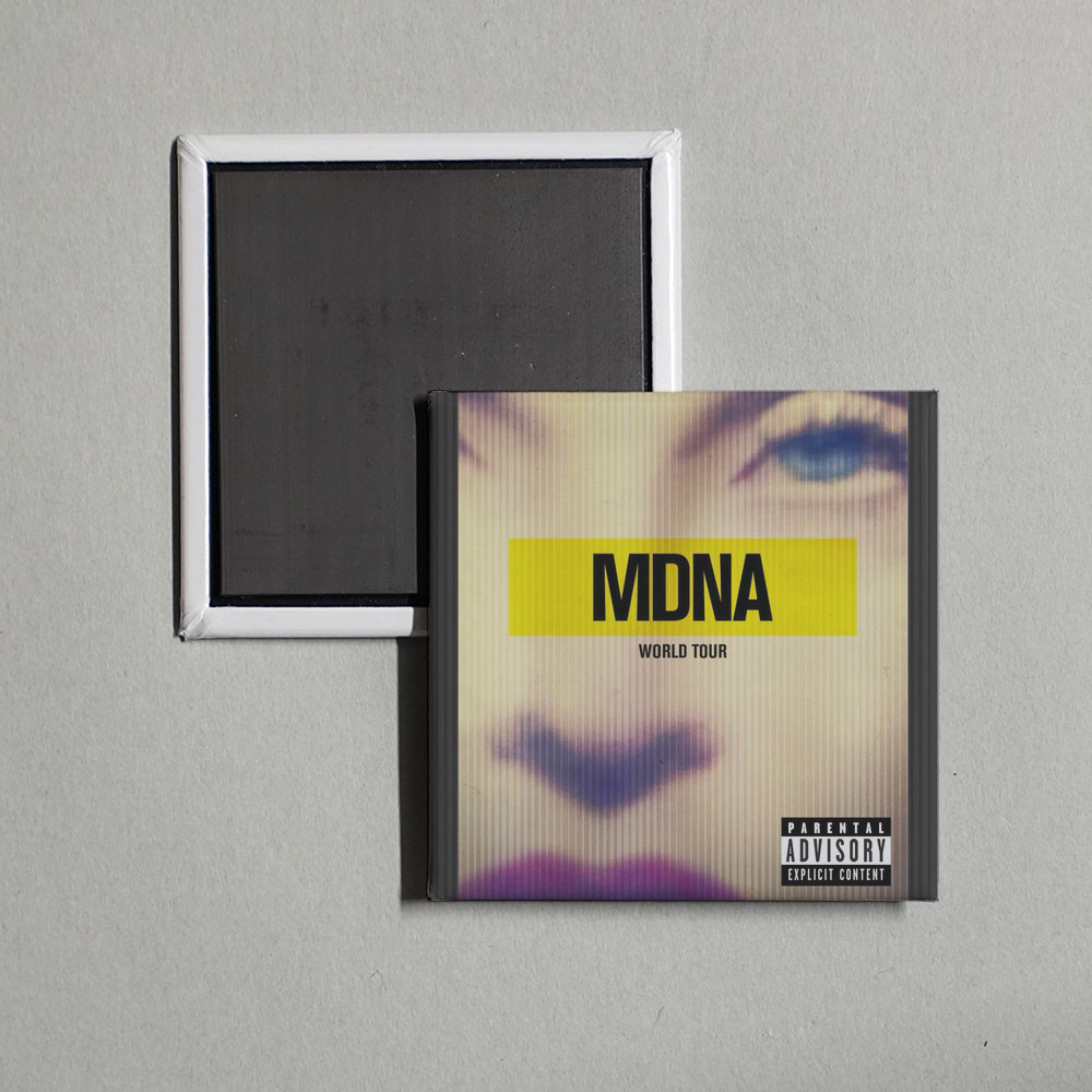 Madonna - MDNA World Tour Album Cover Locker Fridge Magnet Madonna - MDNA World Tour Album Cover Locker Fridge Magnet