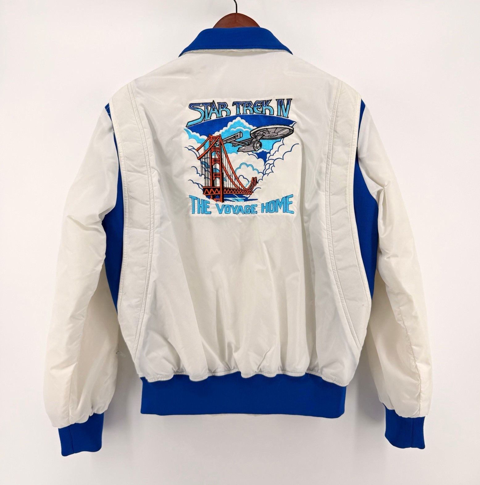Paramount Star Trek IV The Voyage Home 1986 Production Vintage Zip Jacket Large Paramount Star Trek IV The Voyage Home 1986 Production Vintage Zip Jacket Large