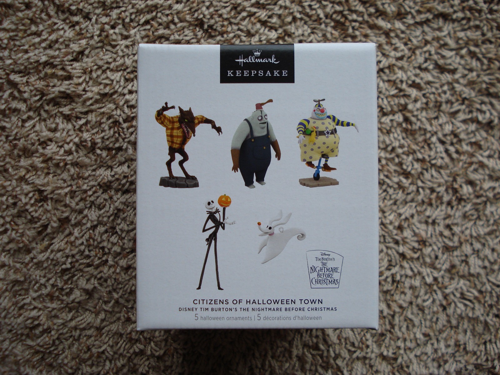 Hallmark Ornament 2023 Citizens of Halloween Town Nightmare Before Xmas Set of 5