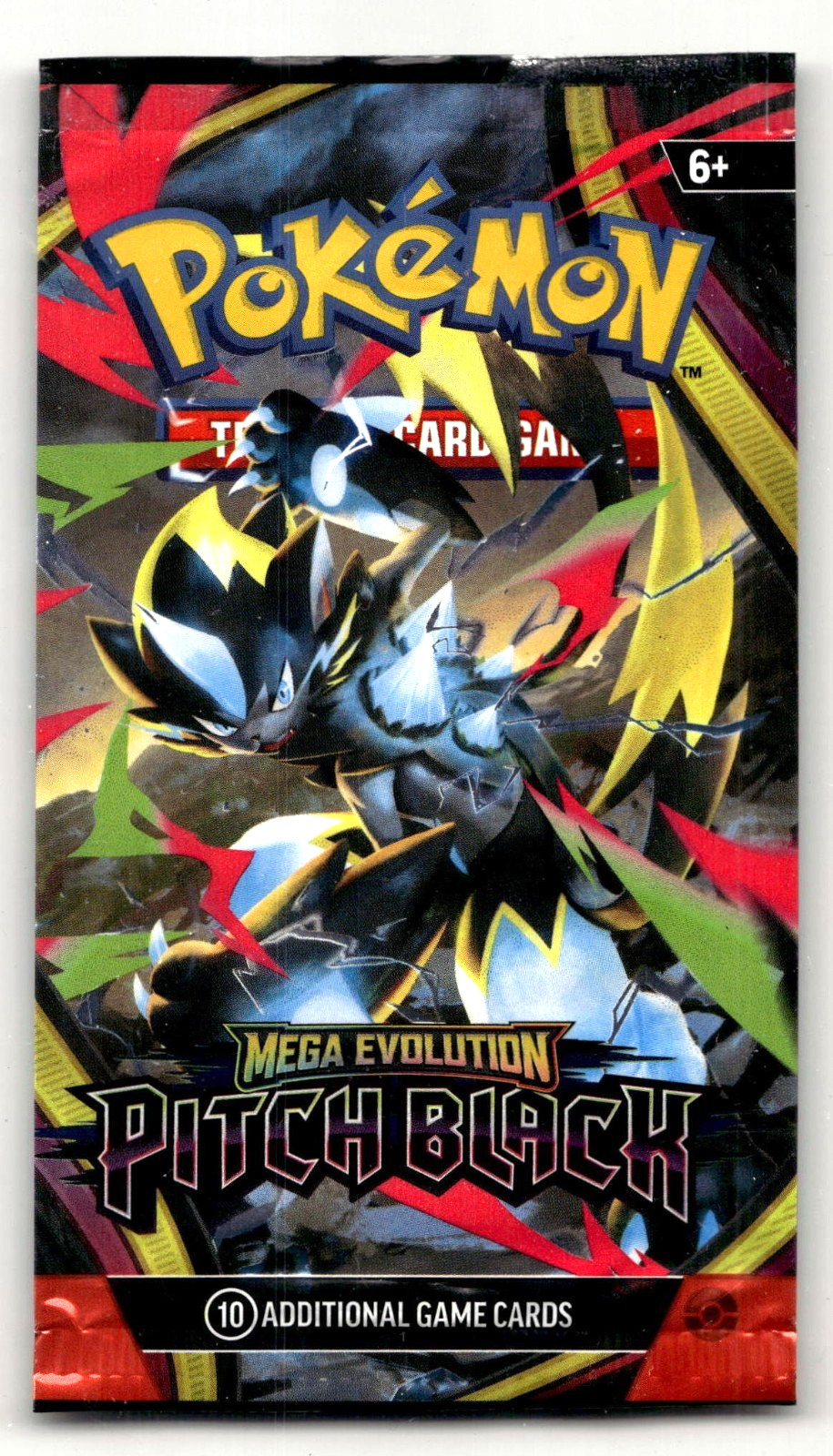 EMPTY Wrapper 2024  Pokemon ME05: Pitch Black Trading Card Art 1