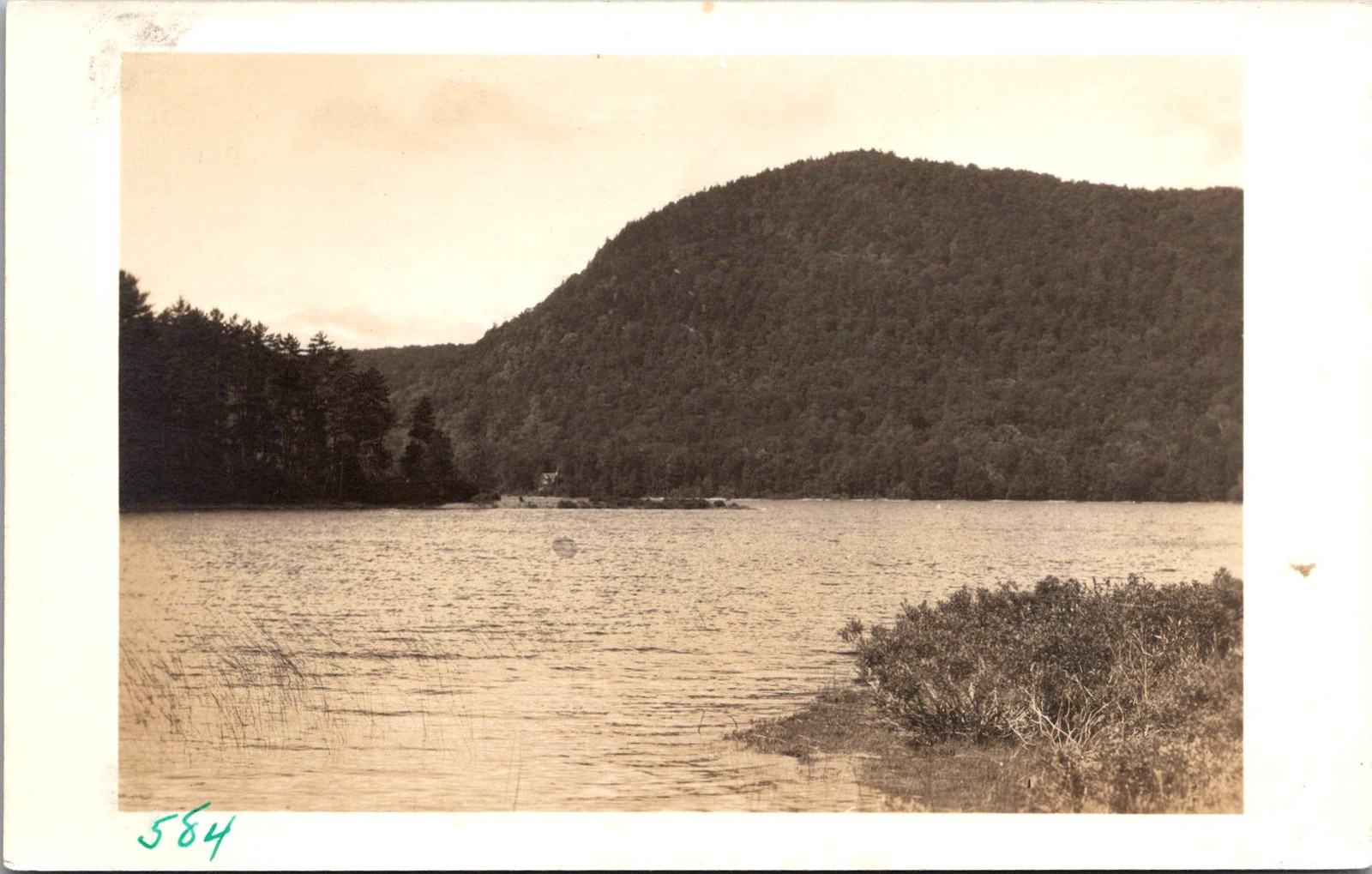 Piseco Lake NY RPPC Wooded Mountain Lake View Vintage Postcard 4P24-22 Piseco Lake NY RPPC Wooded Mountain Lake View Vintage Postcard 4P24-22