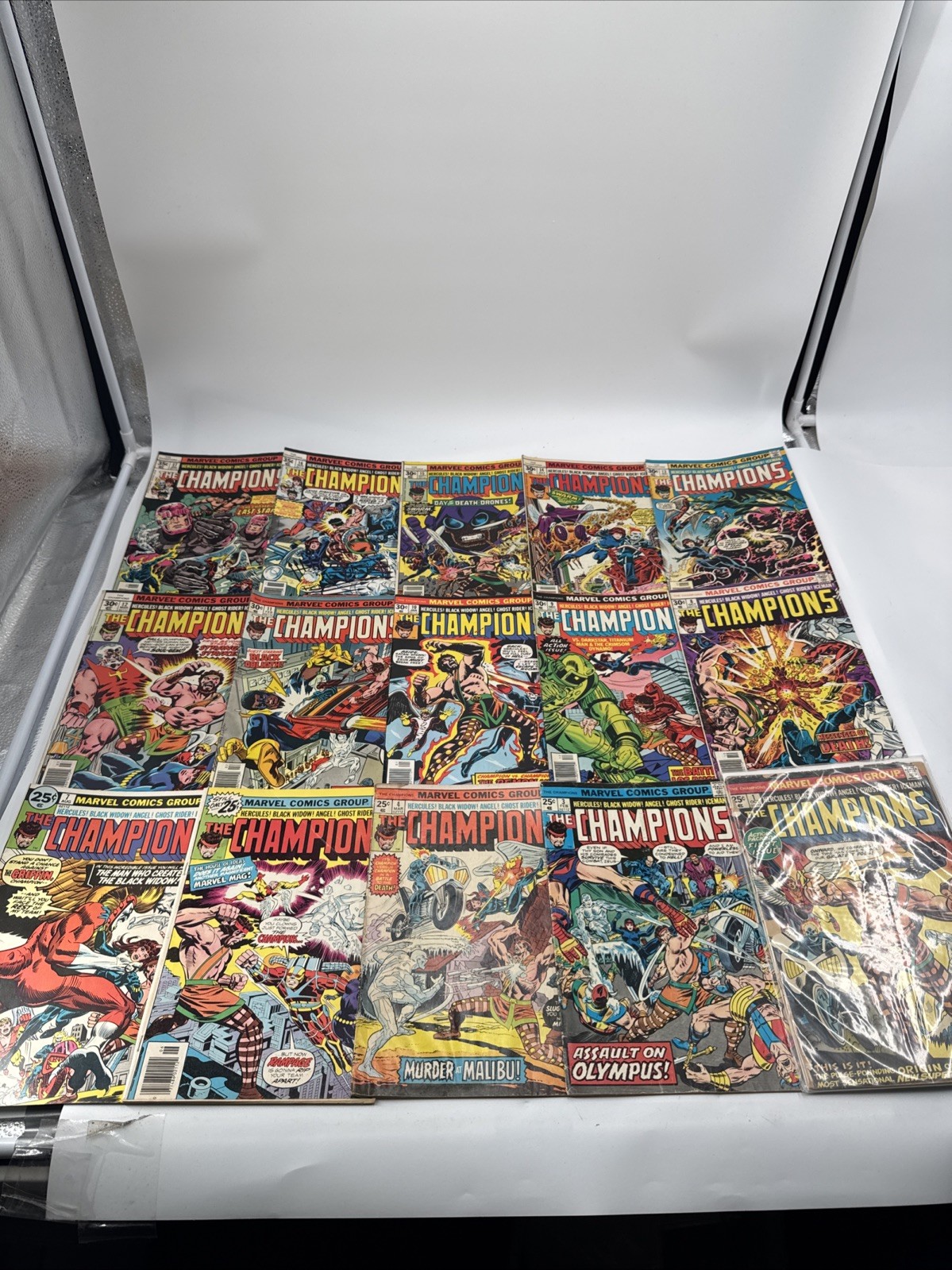 The Champions #1 3-4 6-17 (Marvel Comics 1975-1977) Near Full Run Low grade The Champions #1 3-4 6-17 (Marvel Comics 1975-1977) Near Full Run Low grade