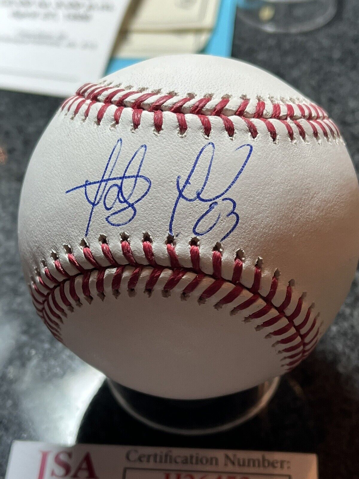 Fernando Tatis Jr. Padres Signed OML Baseball  JSA COA JJ26452 