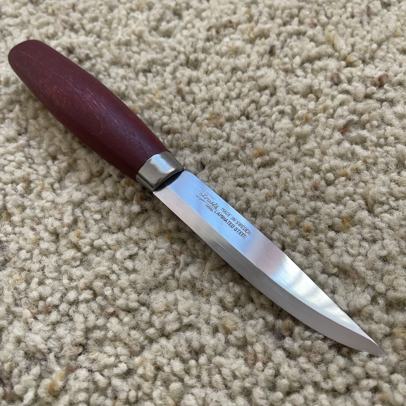 Mora Frosts Classic Knife Laminated Steel Vintage Collectible Mora Frosts Classic Knife Laminated Steel Vintage Collectible